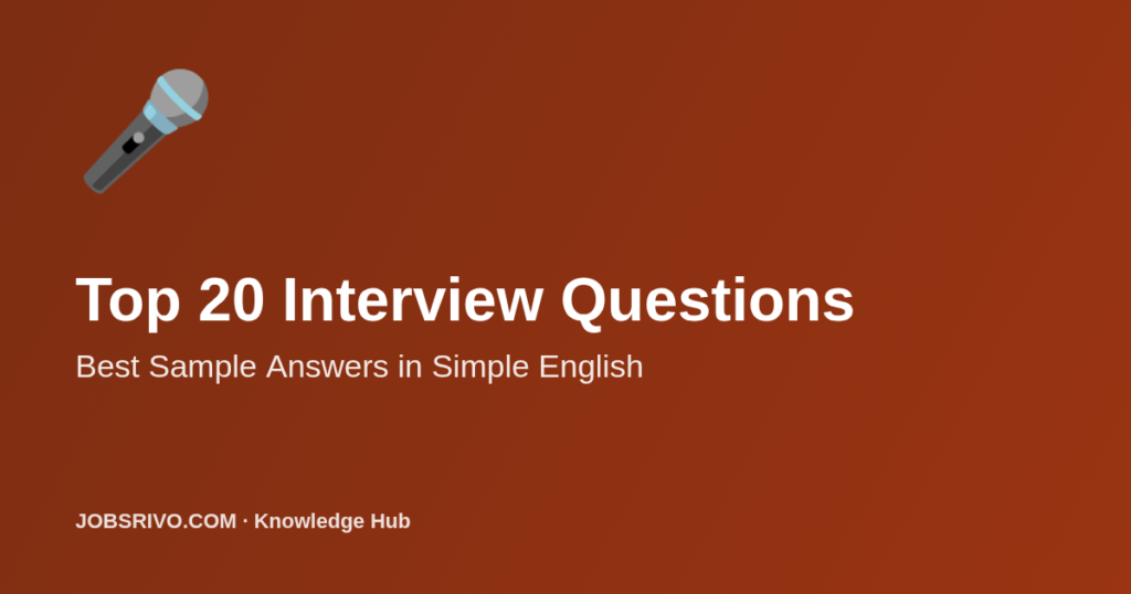 International job interview questions and answers with expert tips 2026