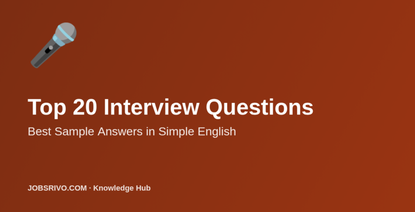 Top 20 Interview Questions