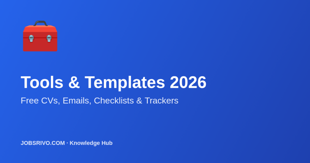 Free CV templates for international jobs plus email and tracker resources