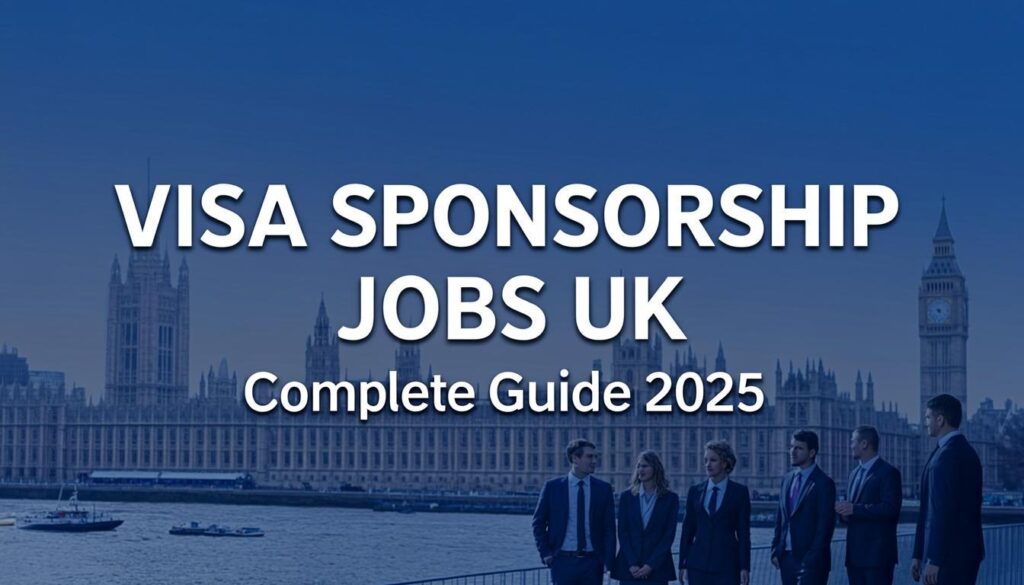 Visa sponsorship jobs UK complete guide for international applicants